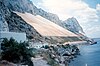 Water catchments on the East Side of Gibraltar in 1992