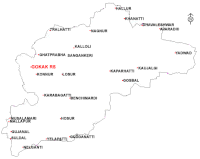 Gokak taluka map