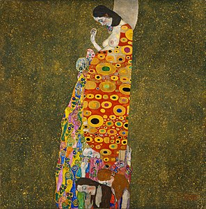 Hope II, by Gustav Klimt