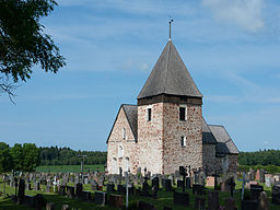 Hammarlands kyrka från sydväst