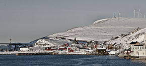 Havøysund im Winter