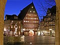 The Butchers' Guild Hall in Hildesheim is one of the most famous half-timbered houses in Germany.