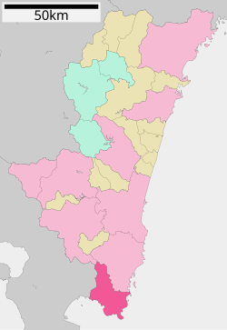 Location of Kushima