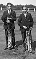 Leslie and Henry Cotton (right) at a Boys Golf Championship in 1921