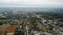 Aerial view of Korbeek-Lo, Leuven