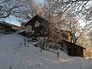 Milseburghütte im Winter