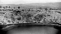 View of Montezuma Well from 1887