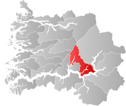 Kaupanger – Mappa