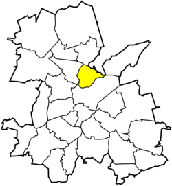 Location of Wielopole within Rybnik