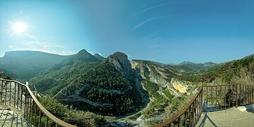 Panorama depuis le Point Sublime.