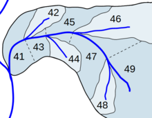 Example of Pfafstetter coding