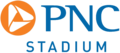 Logo du PNC Stadium de 2021 à 2022.