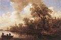 "River Scene" by Jan van Goyen