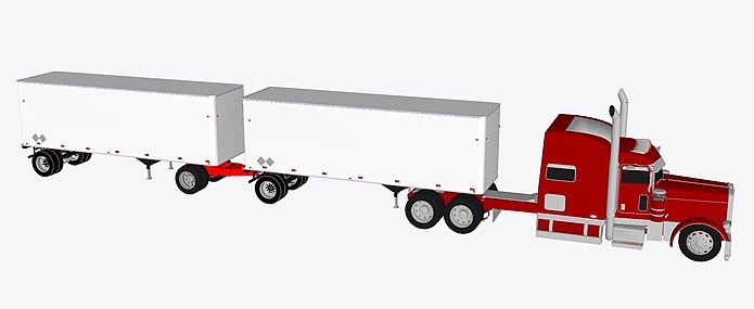 STAA double pup 28.5 foot trailers