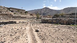 Silay Al Khatami. Village located in the mountains of Ras Al Khaimah (UAE), south of Wadi Qada'ah and north of Wadi Naqab