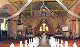 Interior da igreja de Santa Ana