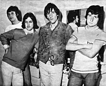 The four Kinks pose for the photographer
