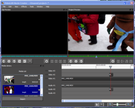 Скриншот программы VideoLAN Movie Creator