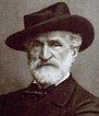 Giuseppe Verdi photographié par Giacomo Brogi.