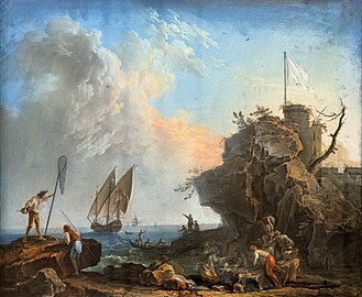 Vue des bords de la Méditerranée Musée des Beaux-Arts d'Agen