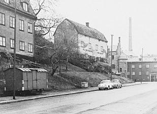 Öbergska gården och kopparslagariet, 1961.