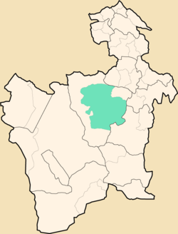 Location within Potosí Department