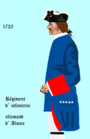 régiment d’Alsace de 1720 à 1734