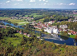 Panorama depuis la crête du bois Martelin.