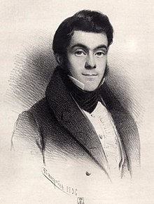 Drawing of Philip Blommaert by Charles Baugniet (1836)