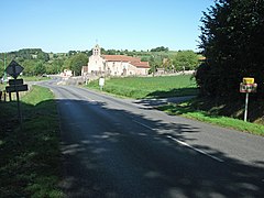 La route départementale 906b depuis Cusset