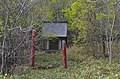 千代志別神社。鳥居は崩壊している。