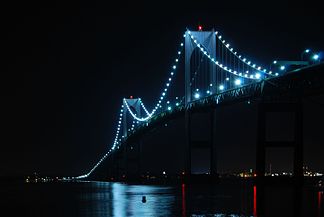 Bridge at night