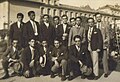 Promotion 1926-1929 devant leur école normale sise bd Pierre-Sola à Nice (Alpes-Maritimes).