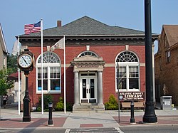 Former Egg Harbor Commercial Bank building, now the local branch of the Atlantic County library system