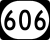 Kentucky Route 606 marker