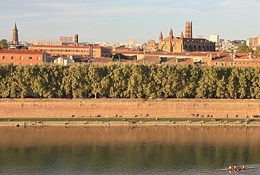 Quais de Garonne à Toulouse