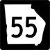 State Route 55 marker