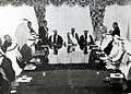 Image 37The emir Isa bin Salman Al Khalifa heads the opening session of the first conference on the formation of a union of the Gulf emirates in February 1968. (from History of Bahrain)