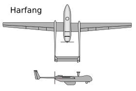 vue en plan de l’avion