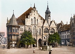 The town hall around 1900