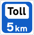 F 701 Toll Plaza Ahead