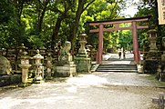 Torii all'interno del parco.