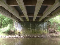 Underside of the Kalmia Bridge