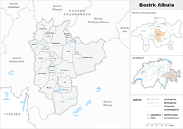 Distretto dell'Albula – Localizzazione