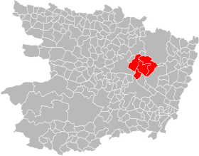 Localisation de Communauté de communes de Beaufort-en-Anjou