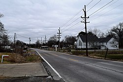 Main road through Crab Orchard