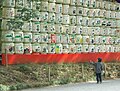 Sake barrels at Meiji Shrine