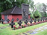 Merimasku Kyrkogård med offren från det andra världskriget, 1939 - 1944