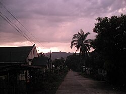 Sunset in the Mount. Annaguan