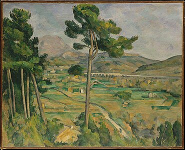 Mont Sainte-Victoire and the Viaduct of the Arc River Valley, by Paul Cézanne